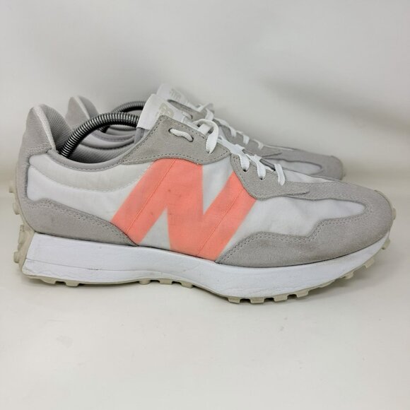 New Balance 327 Running Shoes Gray White Orange Men’s Size 12 main image 3